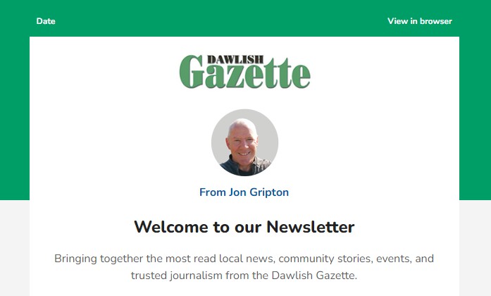 www.dawlish-today.co.uk newsletter sample