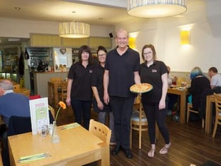 Pizza Cafe's fundraising for Rowcroft Hospice