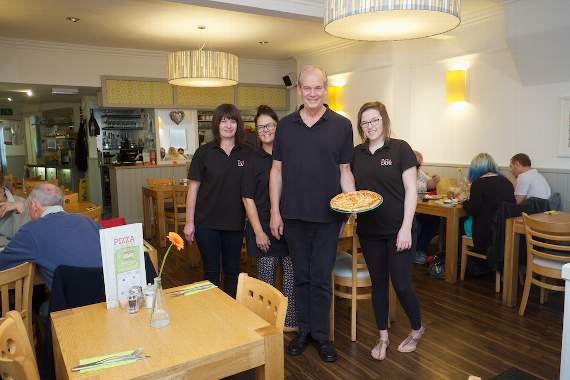 Pizza Cafe's fundraising for Rowcroft Hospice