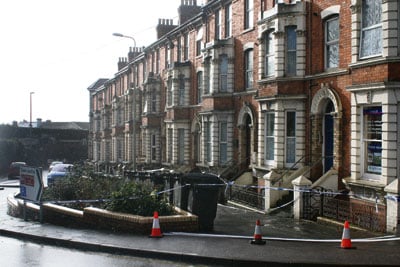 Traffic chaos in town centre