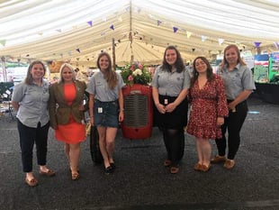 Amazing to be back at the Devon County Show say the team on the YFC stall