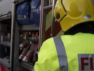 Car damaged in fire just off A38