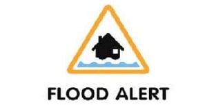 Rivers on flood alert 