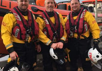 Hector and lifeboat crew get first shout of the year