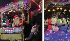 Santa Tractor Express spreads festive cheer