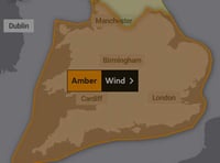 100mph winds threat as Amber Warning issued as Storm Eunice approaches