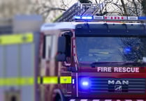 Car ‘well alight’ on the A38