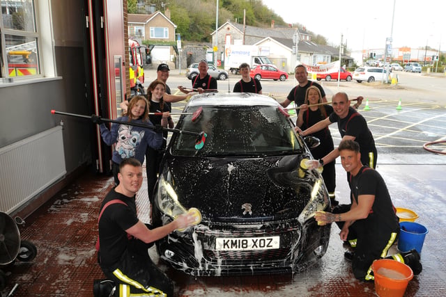 Car wash heroes boost Firefighters’ charity