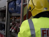 Car 95% damaged in fire