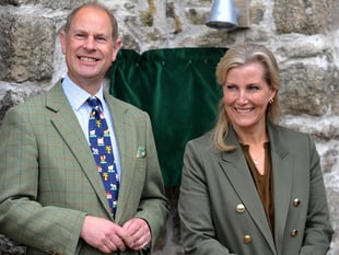 Royal visitors down at the farm