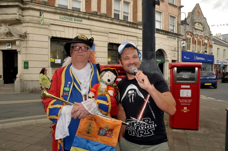 James T Wilde out and about in Newton Abbot