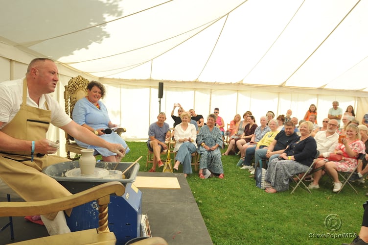 Keith Brymer Jones at the Bovey Craft Festival