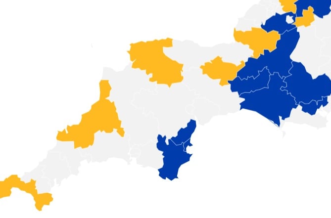 Some Tory seats could change hands, according to YouGov