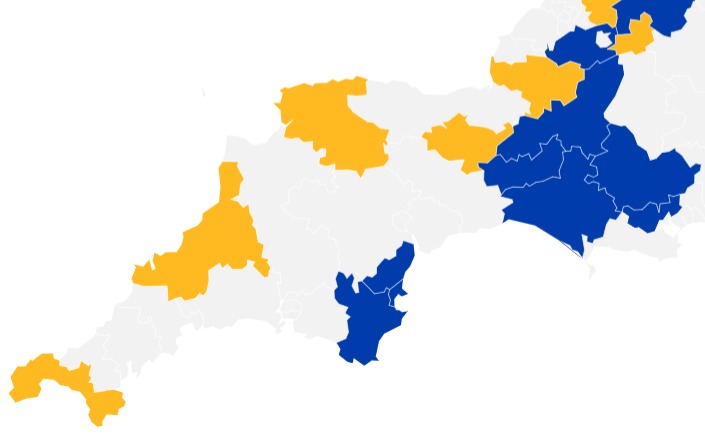 Some Tory seats could change hands, according to YouGov