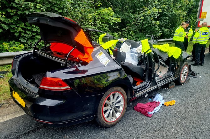 RTC on A38 ©Buckfastleigh Fire Station
