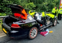 Police appeal after car and lorry crash on A38