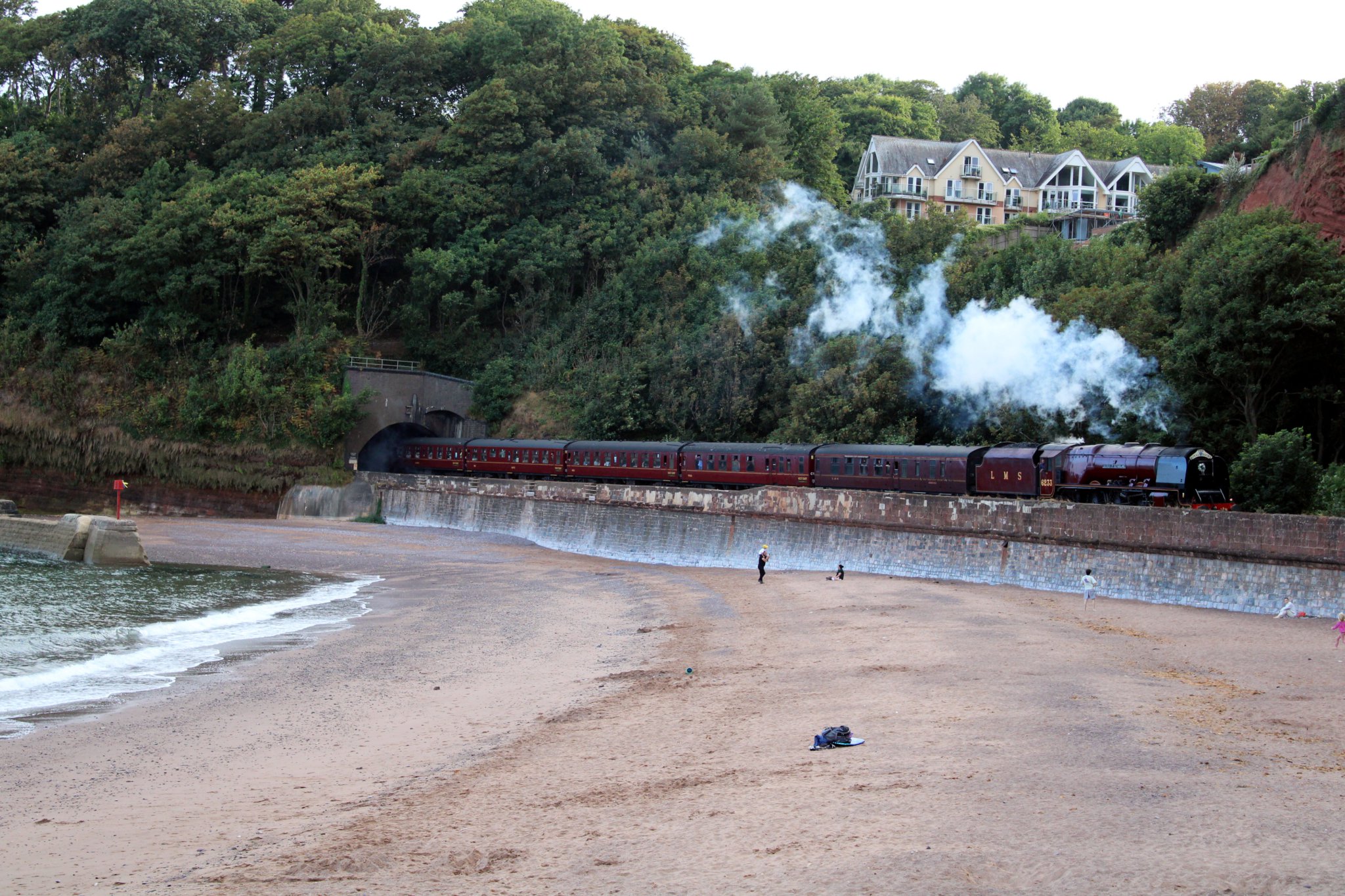 Coronation Class steam train passes through Dawlish dawlishtoday.co.uk