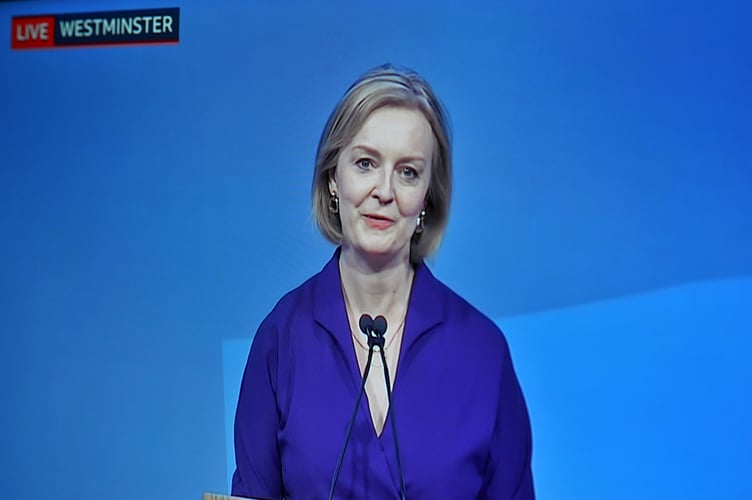 Photo: Steve Pope MDA050922A_SP001
BBC screen grab of new Conservative leader and Prime Minister Liz Truss MP
