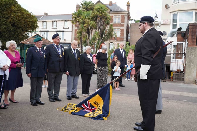 Merchant Navy Day commemorated in Dawlish. [September 2022]