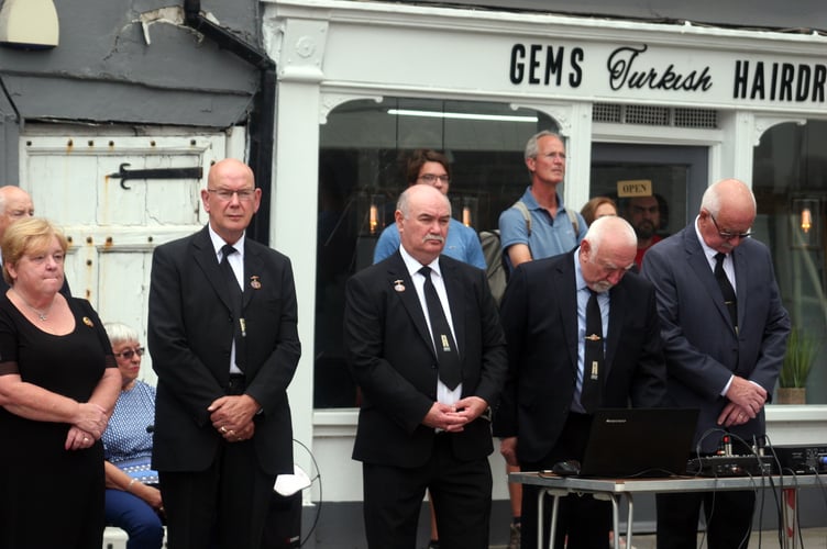 Proclamation of King Charles III at St Leonards in Newton Abbot