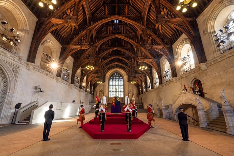 The Queen Lying In State at Westminster Abbey.
Picture: UK parliament (September 15, 2022)