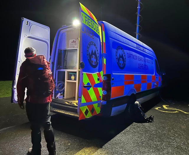 Moorland search for missing man