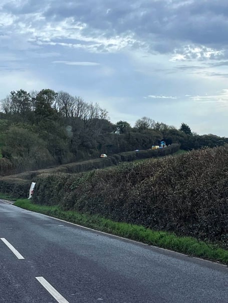 Fatal collision at Haccombe Cross near Coffinswell 