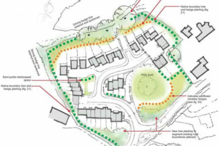  An illustrative layout by Clark Landscape Design.
