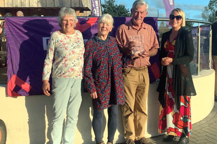 From left, Val Compton, Audrey Compton, John Whetman and Kate Benham.