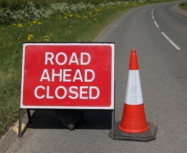 Road closures: nine for Teignbridge drivers this week