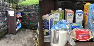 Hennock hero sets up community food shelf