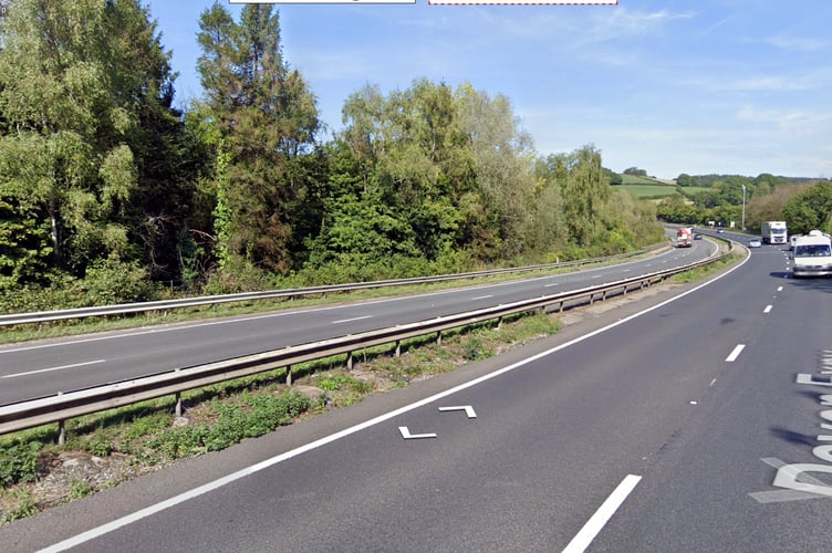 The A38 at Chudleigh.
Picture: Google Street View