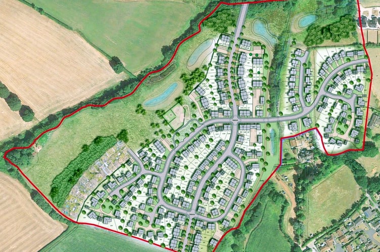Secmaton housing plan (Image: Planning Documents)