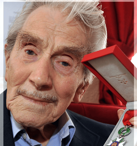 Max receiving his Legion d’Honneur
