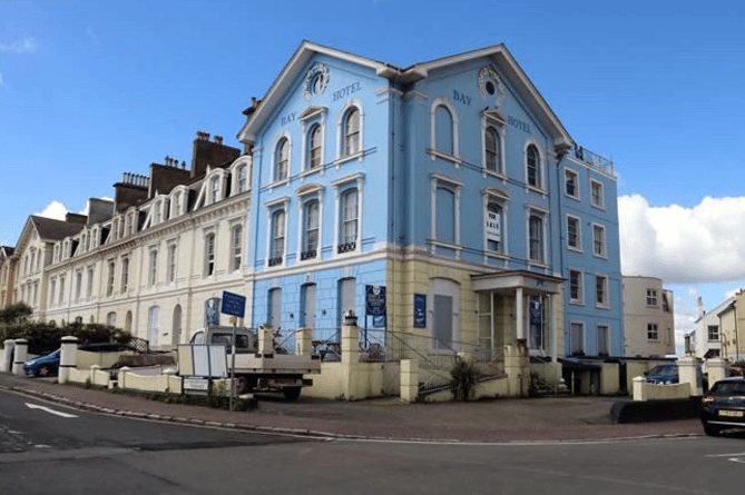 Former Bay Hotel in Teignmouth