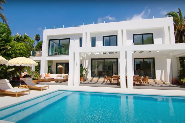 The Marbella villa won by Mark