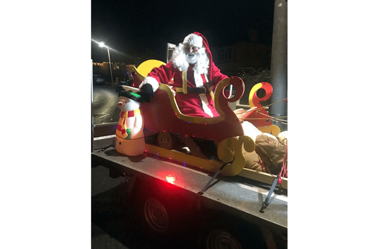 Father Christmas in Teignmouth