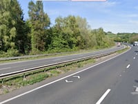 A38 shut due to accident this evening