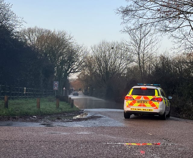 Flooding in Teigngrace