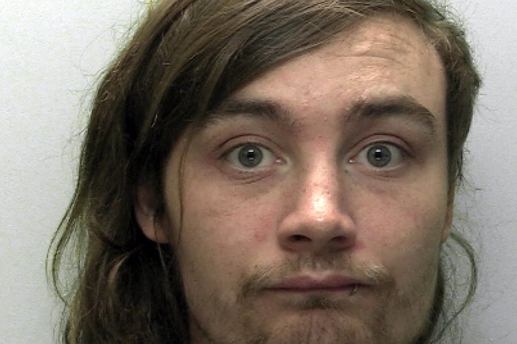 JAILED: Luke Rice. A knifeman has been jailed after he stabbed a cyclist in the back.
Picture: police 