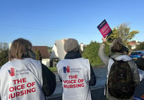 Nurses on strike today across Devon