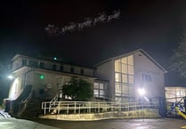 MERRY CHRISTMAS: Santa’s been spotted over Newton Abbot by police!