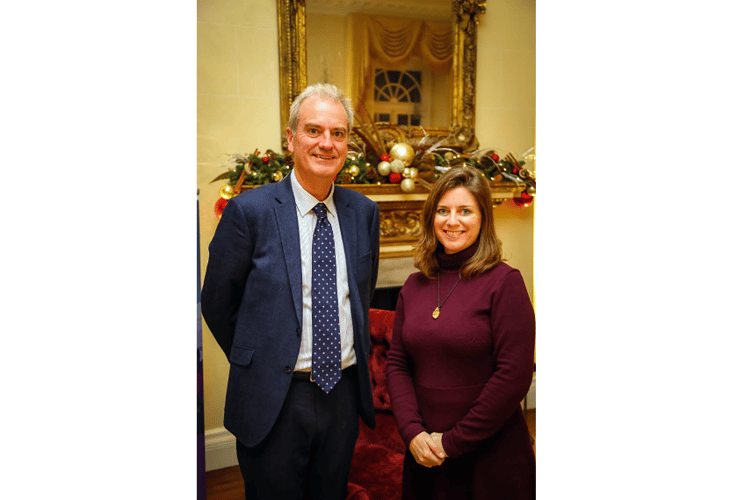 Peter Stephenson, Director of St Petrock’s and
Claire Wright.