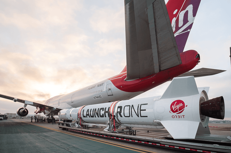 Virgin rocket launches in Cornwall