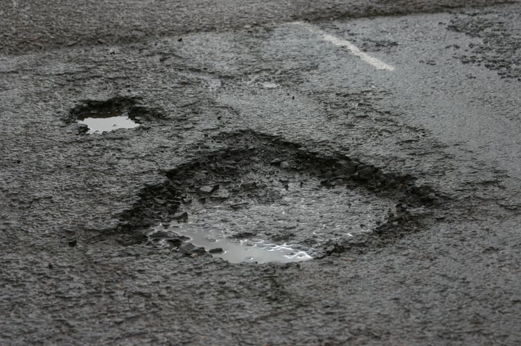 It is National Pothole Day on Sunday.  Send us a picture of your favourite, email it to: editor@creditoncourier.co.uk  AQ 0951
