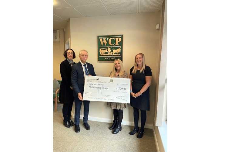 Joanna Turpin (Exeter Funeral Director), David Parslow (Newton Abbot), Debbie from Rowcroft Hospice and Lesley MacNamara (Newton Abbot).