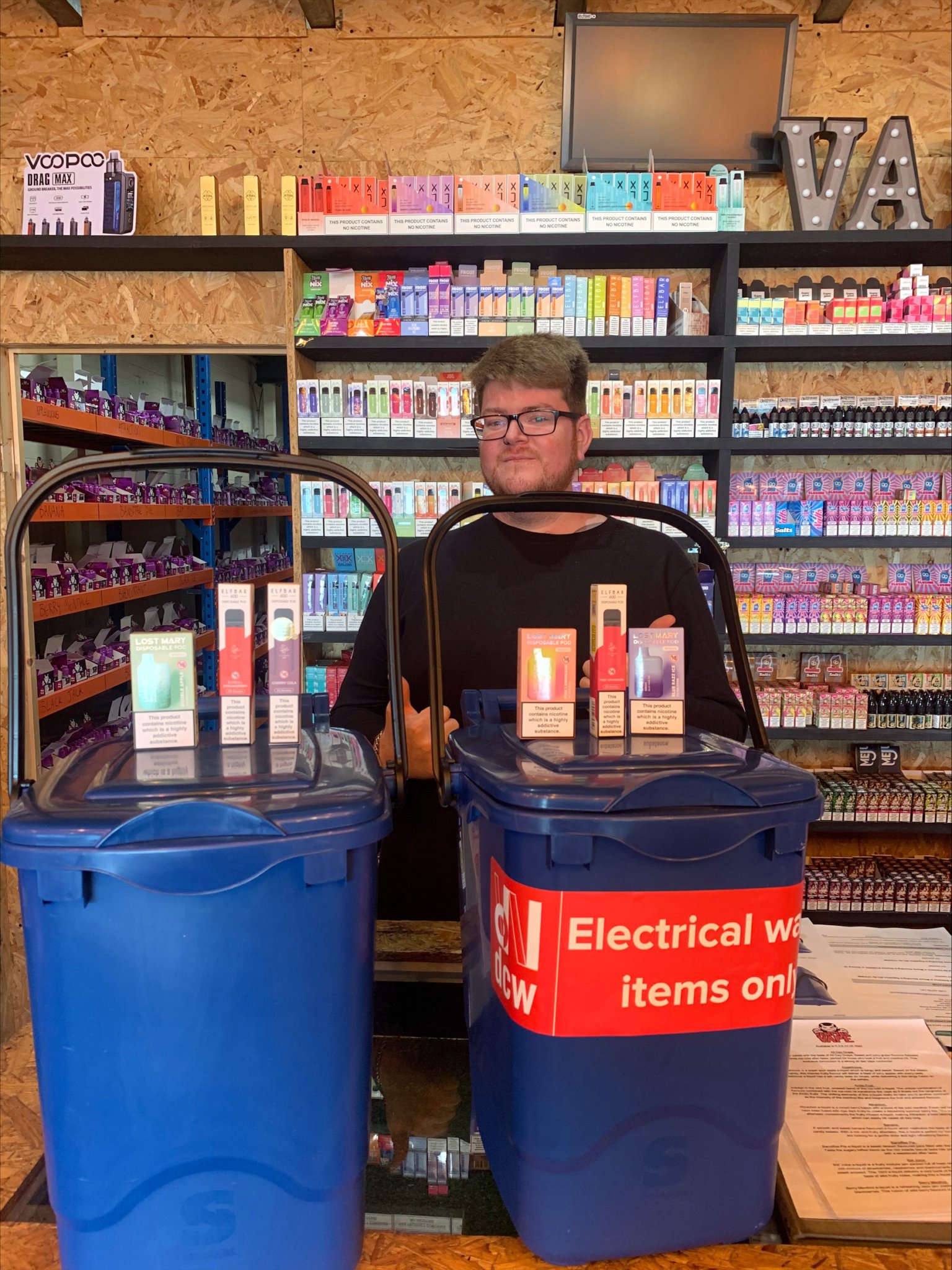 Newton Abbot vape shop signs up for recycling scheme | dawlish-today.co.uk