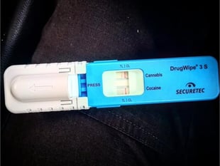 Arrest warrant on drug-drive charge 
