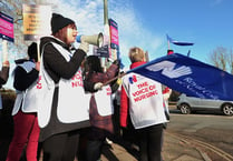 Devon nurses join in with national strike action