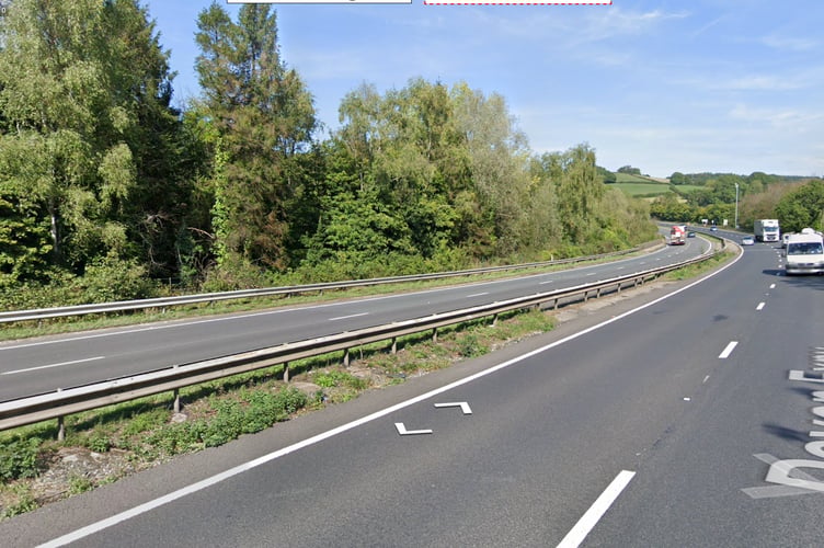 Thge A38 at Chudleig.Picture: Google Street View
